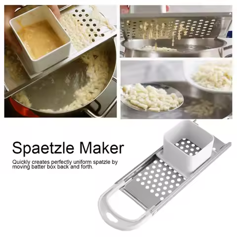 Dumpling Noodle Manual Pasta Maker Machine Pasta Making Kitchen Gadgets Tool Stainless Steel Spaetzl