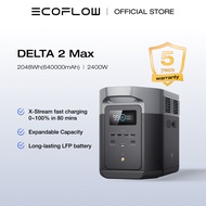 EcoFlow DELTA 2 Max Portable Power Station Expandable 2-6kWh LFP Battery 3000 Cycles AC+Solar 80% Ch