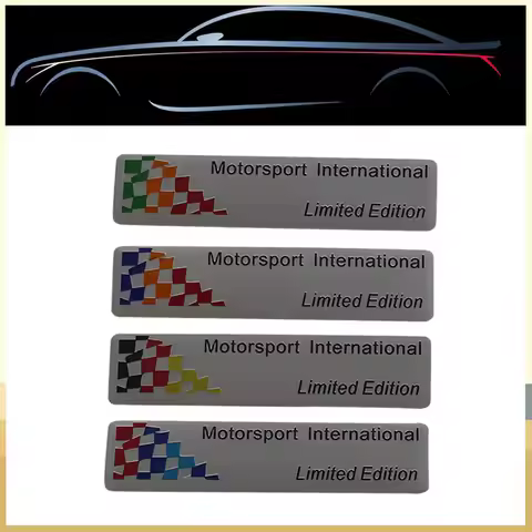 3D Motorsport International Limited Edition for A3 A4 A5 A6 Q3 Q5 M1 M2 M3 M4 M5 M6 car Fender trunk