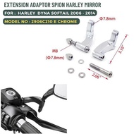 Mirror Relationship Extension Adapter Kit Dyna Softail 06-14 2906C210-E Premium