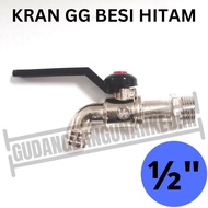 Black handle water tap 2-way ball water tap 1/ 2" YSKGRT