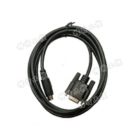 สายเคเบิลข้อมูลสีดำสำหรับ PLC Mitsubishi FX3U SC-11 Communication Line FX-232AWC-H อุปกรณ์เสริมอิเล็
