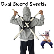 Demon Slayer Inosuke Hashibira Wooden Sword, Cosplay Prop for Photoshoot