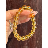 Sparkling cut diamond bracelet with pen test on 8 hardness lines, 8.2 mm or 10 mm freesi beads