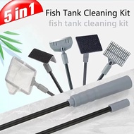 Aquarium Fish Tanks Cleaning Tools Kit Algae Tank Cleaner Set Aquarium Cleaner Fish Tank Net Scraper Sponge accessories