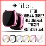 FITBIT Versa 4 / Watch Sense 2 Soft TPU Cover Fitbit Watch Versa4 / Sense2 Smart Watch Protective Case Cover Casing