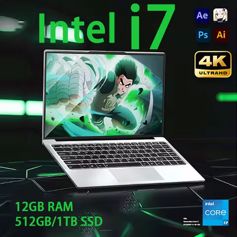 2025 Intel Core i7 7500U Portable Laptop Computer 14.1 inch FHD Gaming Laptops Windows 11 SSD 2TB DD