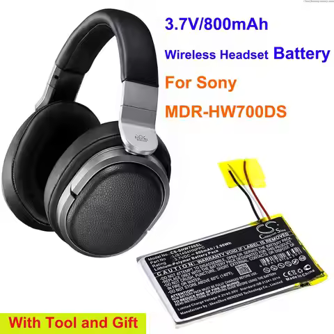 OrangeYu 800mAh Wireless Headset Battery LIS1494HNPPC for Sony MDR-HW700DS