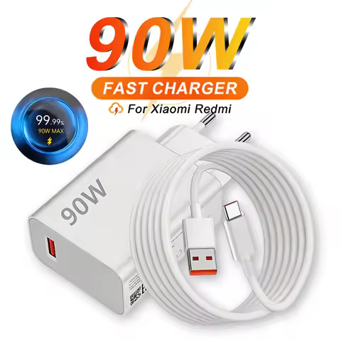 90W Max HyperCharge EU Quick Charger For Xiaomi 13 14 Ultra 15 15T 17 Pro Redmi Note 13 14 POCO F6 F