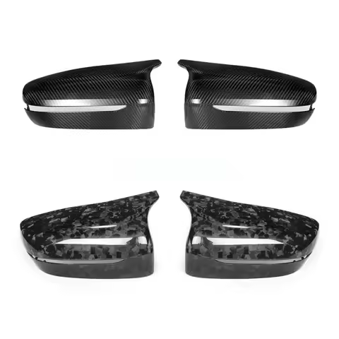 for BMW F90 M5 & Competition Left Hand Drive 17 - 24 Replaced Style Real Dry Carbon Fiber Rear Side 