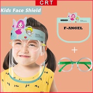 CRT Kids Cute Face Shield Eye Protection for Students at School Kindergarden Academy Face Shield Included Glasses Frames