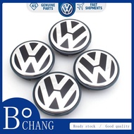 Bochang 4 pcs/set 63/65mm wheel rim cover Logo hub cap badge emblem for VW Volkswagen Jetta MK5 Golf passat 3 B7 601 171
