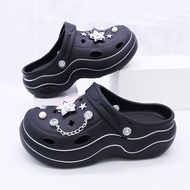 SIMWOOD Sandal Wanita Kekinian Sandal Baim Wedges Sandal Kodok Wanita Sandal Jelly Wanita