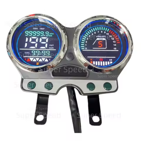 For Suzuki EN150 EN125 Yes125 Digital Meter LED Speedometer Motorcycle Instrument