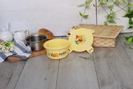 【Disney 迪士尼】不鏽鋼隔熱餐碗/幼兒餐碗400ml-維尼(附小湯匙)