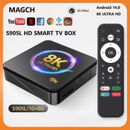 MAGCH SMART TV Box S905L Android 14 8K HD intelligent high-definition dual WIFI network TV ultra hig