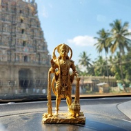 Hanuman King Of Sarangpur Pose Resin Idol Murti for Home & Office | Bajrangbali Statue with Gada | F