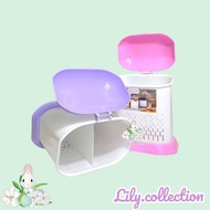 LILYCOLLECTION SPOON HOLDER WITH LID TOWER SPOON HOLDER/ CUTLERY HOLDER WITH LID