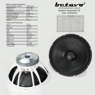 Speaker Component Betavo B18-S418 Speaker 18 Inch Vc 4 Inch Original B