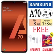 Samsung Galaxy A70 RAM 8/128 GB Bergaransi - Hitam