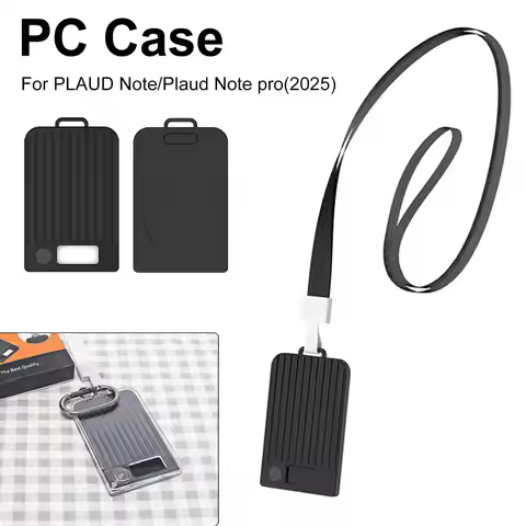 PC Protective Case For PLAUD Note/Plaud Note pro(2025) with Lanyard Anti-Scratch Voice Recorder Cove