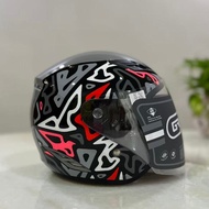 HELMET Grayfosh G6 KIDS BUDAK (SIRIM) Xdot Premium Quality Geometric LTD Topi keledar 头盔 小孩子 帽