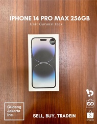 iPhone 14 pro max 256gb black garansi ibox
