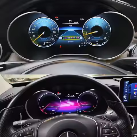 For Mercedes Benz C/GLC Class C200L C200 C300 C180 C260 W205 W203 2015-2021 Car LCD Dashboard Digita