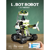 Programming Robot Building Blocks STEM Education 6 7 8 10 Years Old Boy Assembling Toys Children Bir