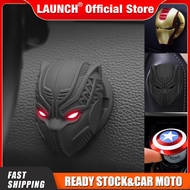 [Ready Stock] Black Panther Car Interior Engine Ignition Start Stop Push Button Switch Button Cover 