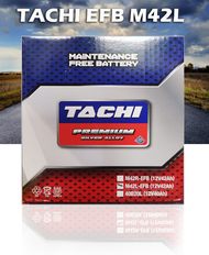 Car Battery TACHI EFB M42 (60B20L) for MYVI 2018-2021 NEW ALZA ATIVA BEZZA ADV SERENA HYBRID. Hantar