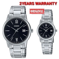 [2YEARS WARRANTY] Original Casio MTP-V002D-1B3 & LTP-V002D-1B3 Men Watch Ladies Watch Couple Watch V