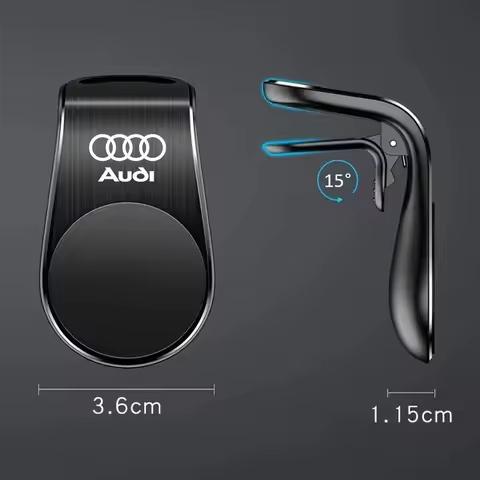 2025 Hot Magnetic Car Phone Holder Metal Stand Accessories For Audi Sline A1 A2 A3 A4 A5 A6 A7 A8 Q1