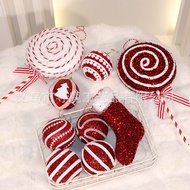 Christmas Decoration Christmas Tree Pendant Decoration Colorful Ball Christmas Ball 8cm Christmas De