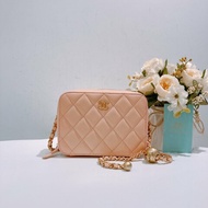 TW4751 Chanel 香奈兒小羊皮珊瑚粉金球相機包 Camera Bag With Ball Chain Lambskin Coral Pink x GHW