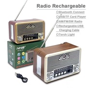 Classic Rechargeable Radio Mini Portable FM Radio USB Charging Radio Lithium Battery Music USB Bluet