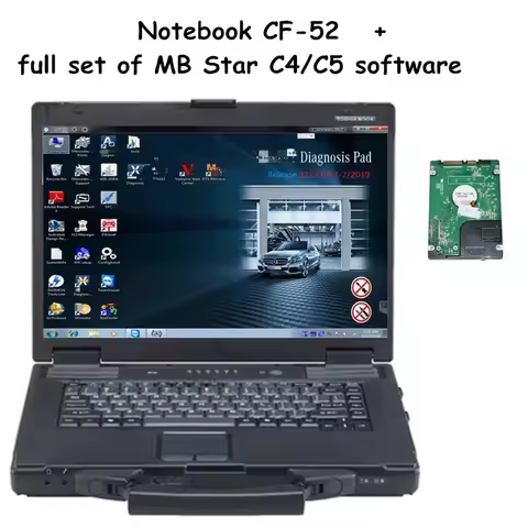 Mb Star Diagnostic Software Sd C4 C5 C6 And Toughbook Laptop Cf52 4g Full Windows10 HDD 320gb Russia