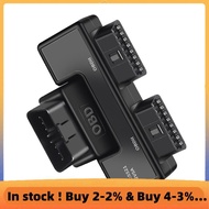 OBD2 One Divided Into Two Adaptor Cable Connector Adapter Wire 16 Pin 16 Core Cable Universal with D