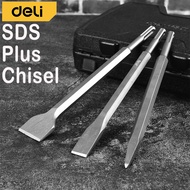 DELI SDS Plus Chisel 14mmx250mm/ x20mm/ x40mm (Point/Flat) DH-YJZ014-E1 DH-YBZ20250-E1/40250-E1 40Cr