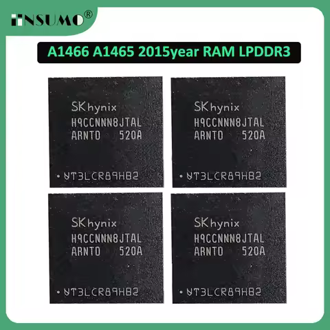iinsumo 100% Original A1466 A1465 2015year RAM LPDDR3 Chipset Can be used to upgrade from 4GB to 8GB
