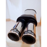 Remus Dual Tip Carbon Fiber Exhaust Stainless Steel Straight Flow & S Flow