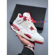 [Pure Original Level] A4 Mid-Top First Layer Leather Men Women Casual Sports Shoes Cushioning Window