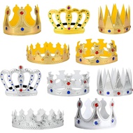 Prince Crown For Kids King Crown Hat for Birthday Party Photo Props Boys Girls Party