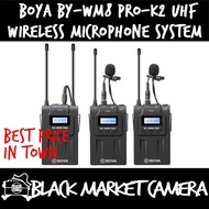 [BMC] BOYA BY-WM8 Pro-K2 UHF Dual-Channel Wireless Microphone System
