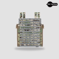 เสื้อกั๊กแท็คติกอลวดหนาแบบมีซิปพิเศษ PEWTAC LV119 แผ่นหลัง MOLLE ลายพรางกลางแจ้ง กระเป๋าสะพายไหล่แบบ