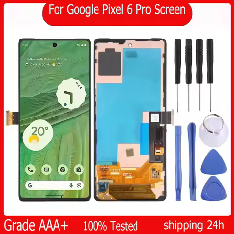 OLED Display For Google Pixel 6 Pro GLUOG G8VOU LCD Touch Screen Digitizer Replacement Assembly For 