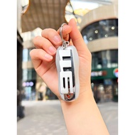 Porsche Porsche Original Keychain New Product 911 Metal Silver Keychain Key Pendant Key Ring HOT Car