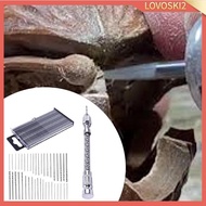 [Lovoski2] Portable Micro Screw Extractor Hand Drill with 40Pcs Bits for Crafting and Woodwork