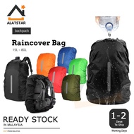 Alatstar Waterproof Backpack Bag Rain Cover with Reflective Strap (15L  80L)