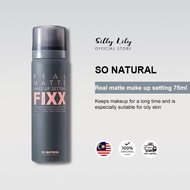 FIXX REAL MATTE makeup setting spray 75ml, soft focus matte, long-lasting oil control, waterproof an